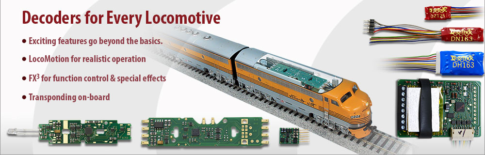 Decoders for every locomotive