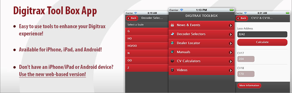 Digitrax Toolbox App