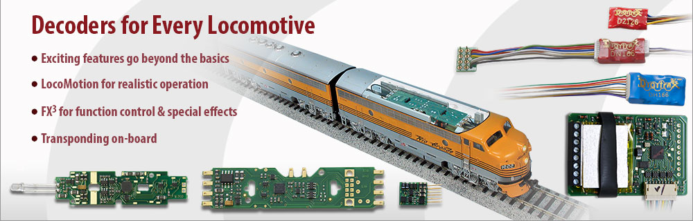 Decoders for every locomotive