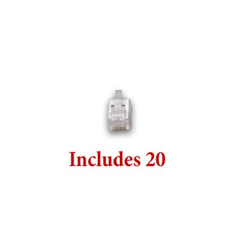 RJ12 Plugs-20 Pack