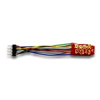 1 Amp Premium Mobile Decoder 4 Function with DCC Medium Plug on Short Harness