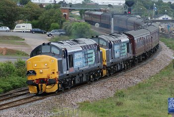 BR Class 37 English Electric Type 3 Diesel Locomotive